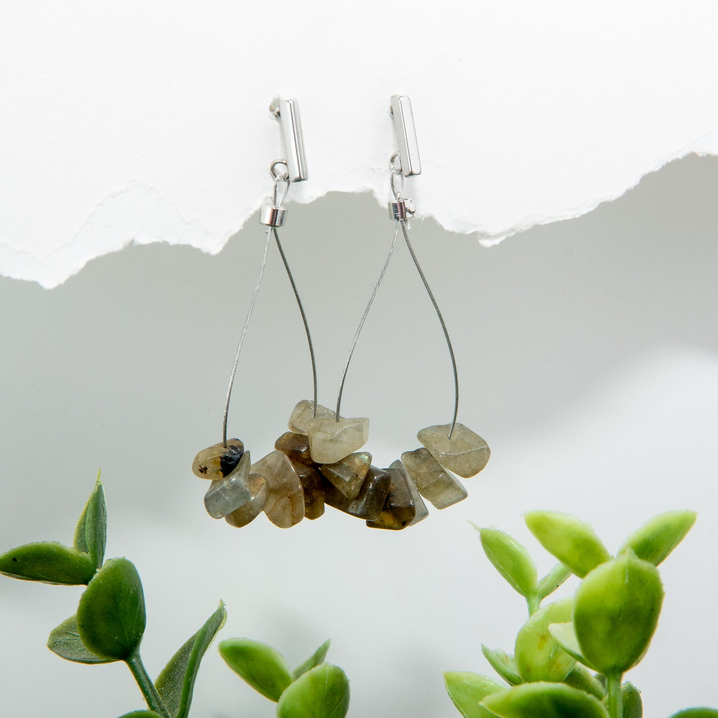 Uvarovite Grace Teardrop Earrings