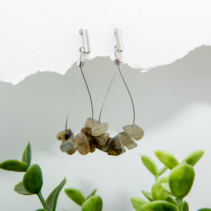Uvarovite Grace Teardrop Earrings