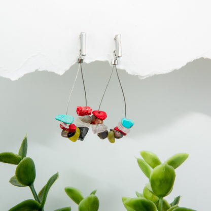 Spectrum Flow Teardrop Earrings